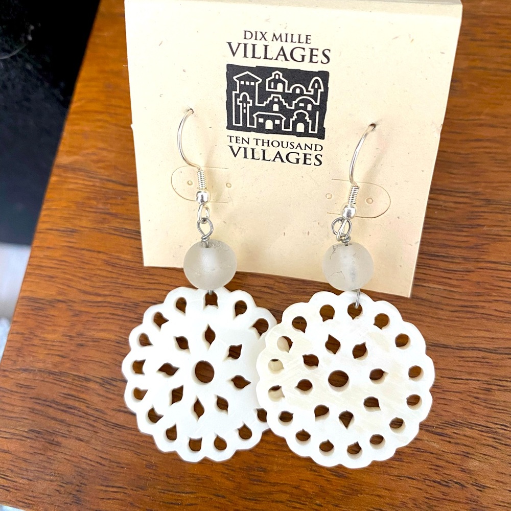 Beautifully Hand Made Boho Mandala Earrings